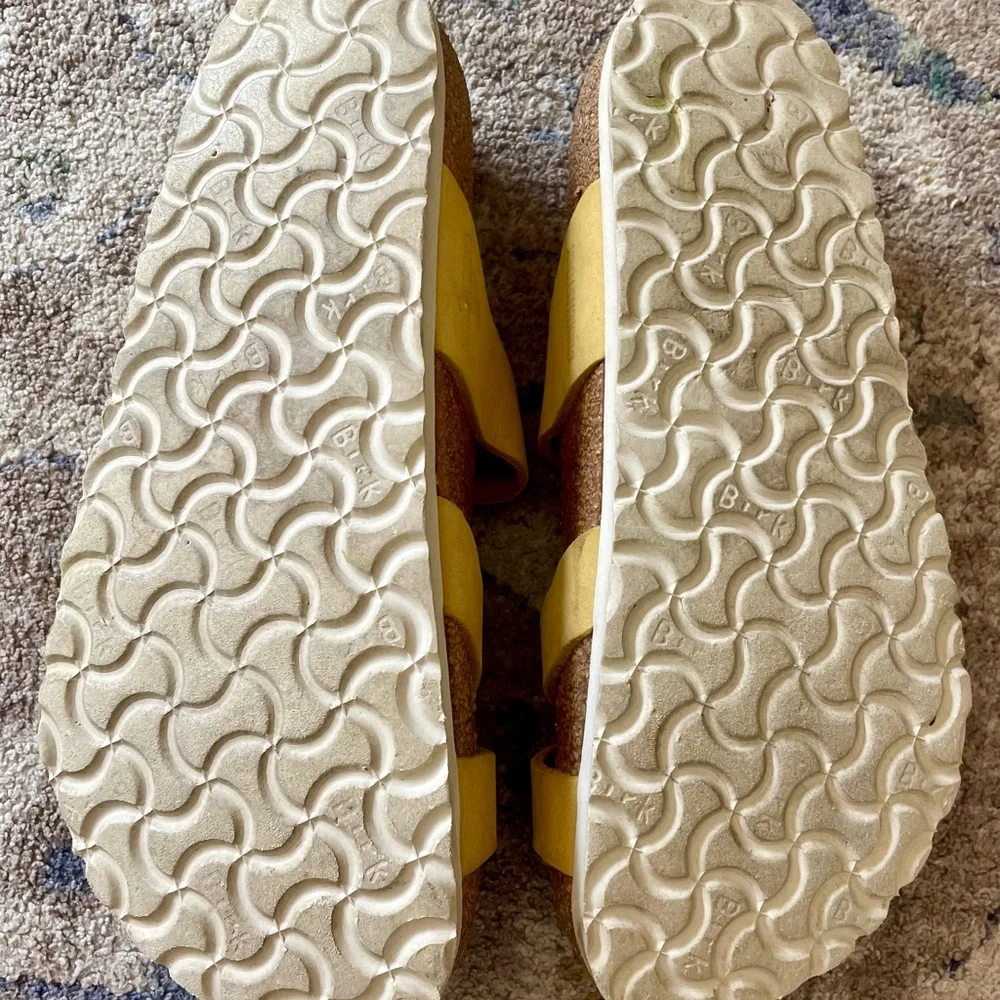 Birkenstock Women’s Yellow Sandals - Picture 4 of 4